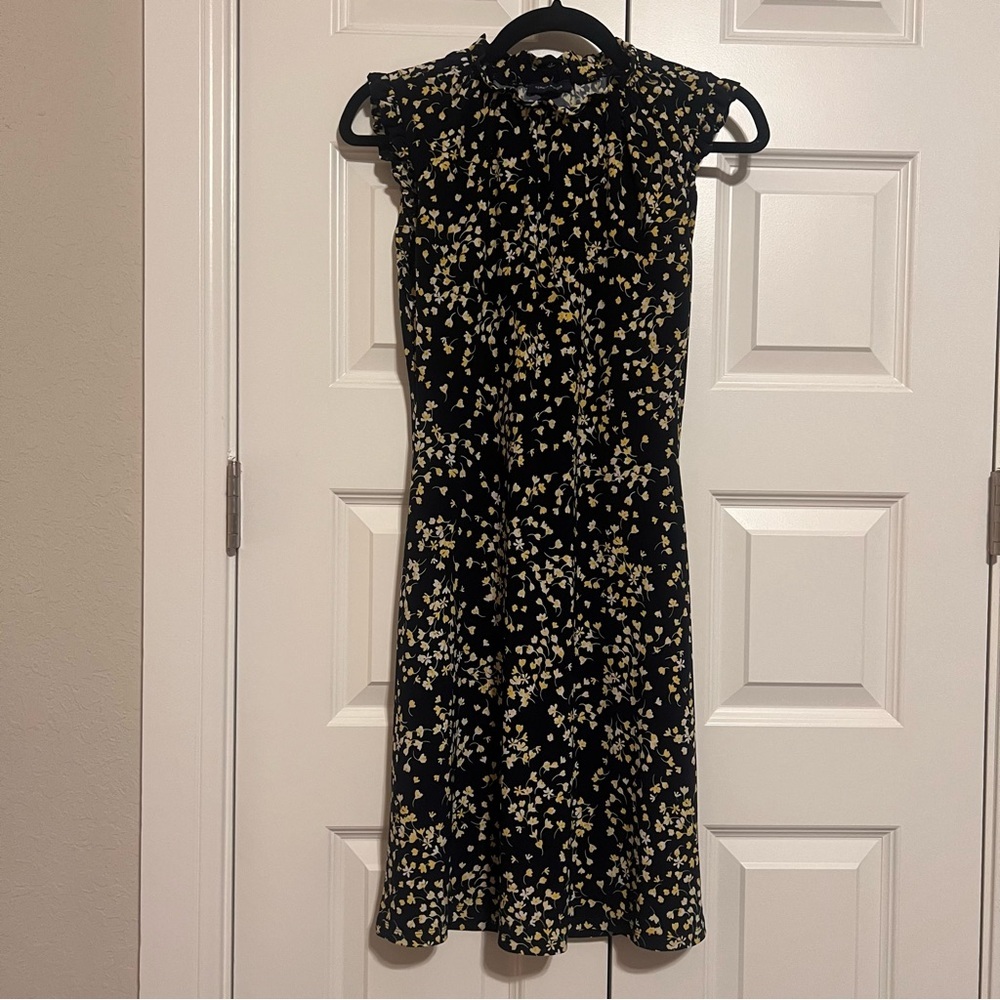 Tommy Hilfiger Black Floral Midi Dress